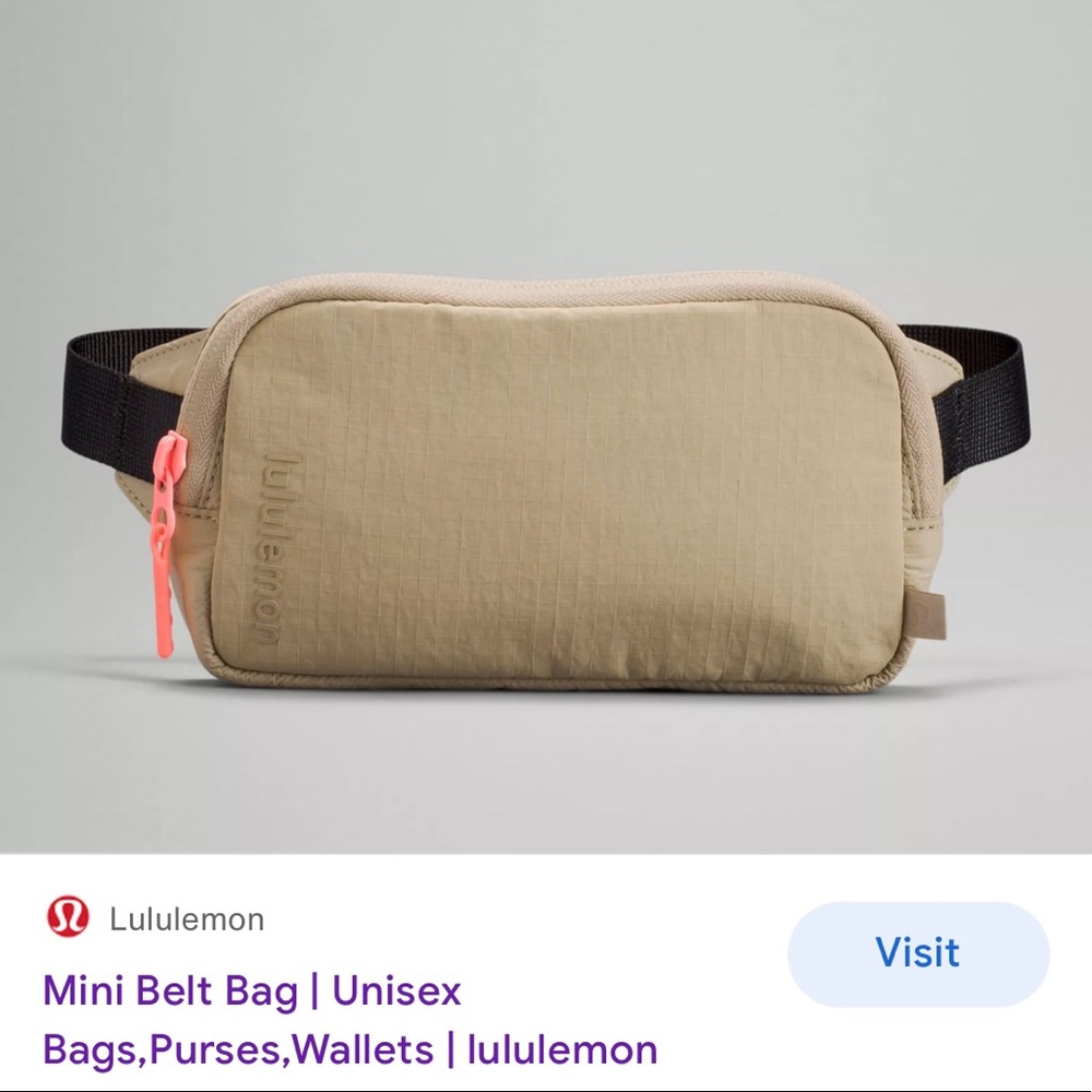 Mini belt bag in color Trench